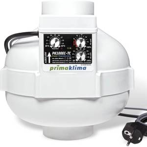 Prima Klima EC Вентилатор PK100EC-TC с контролер на темп. Ø100mm 580m3/h