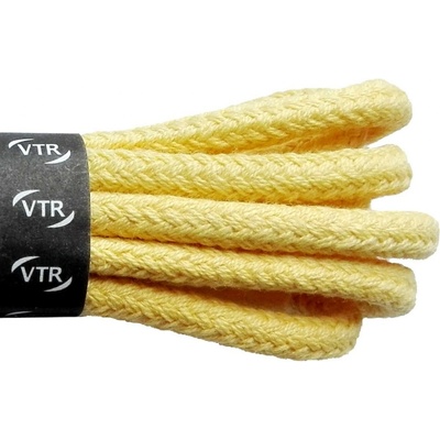 VTR bavlněné kulaté silné pastelově žluté