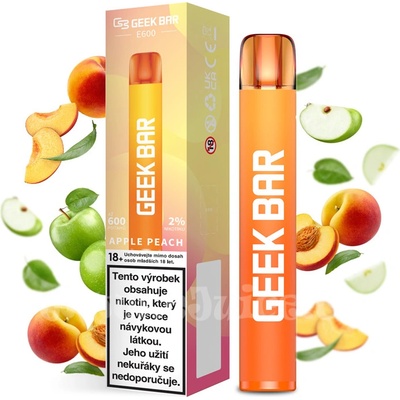 Geek Bar E600 Apple Peach Pear 20 mg 600 potáhnutí 1 ks