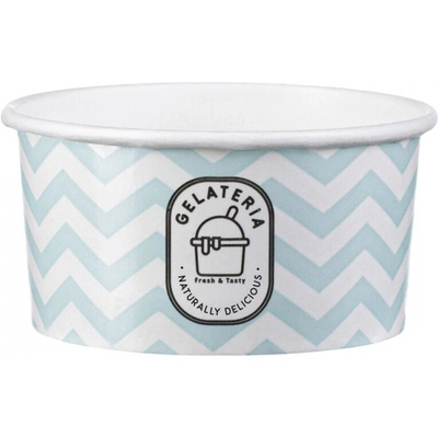 Intertan SA Miska na zmrzlinu 150ml Zig Zag blue