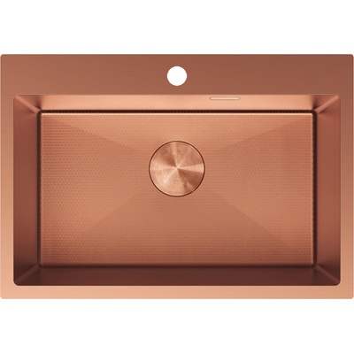 Mexen Solix мивка от неръждаема стомана 1-коморна 650 x 450 мм, мед HC - 6403651000-65HC (6403651000-65HC)