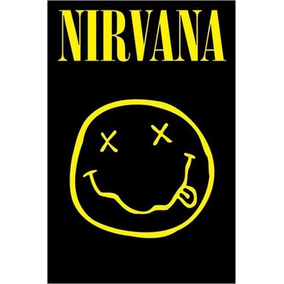 Plagát, Obraz - Nirvana - Smiley, 61 × 91.5 cm