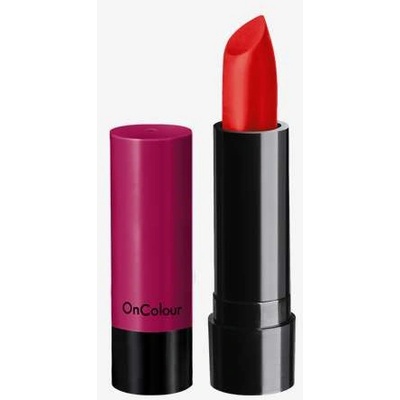 Oriflame Matná rtěnka OnColour cestovní balení Red punch 2,5 g