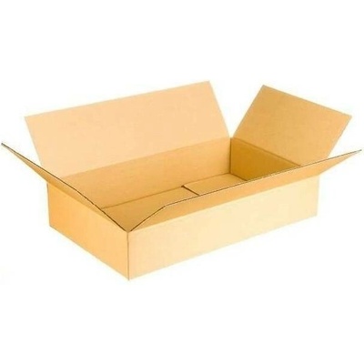 Kartonová krabice klopová 640x380x80 mm 5VVL EB 490g/m2 hnědá - paleta 480 ks