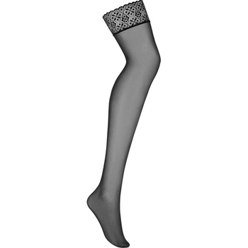 Obsessive Elegantní pančuchy Shibu stockings černá