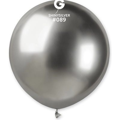 Svet balonku Balónik chrómový strieborný 48 cm