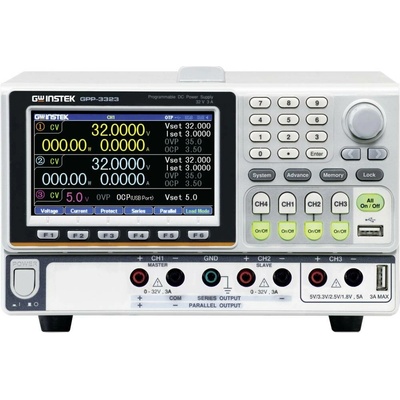 GW Instek GPP-3323 laboratorní zdroj s nastavitelným napětím, 0 - 32 V, 0 - 3 A, RS-232, USB, lze programovat, výstup 3