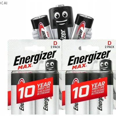 Energizer MAX D 4ks LR20 EU024