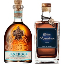 Canerock + Blue Mauritius Gold Rum 40% 2 x 0,7 l (set)
