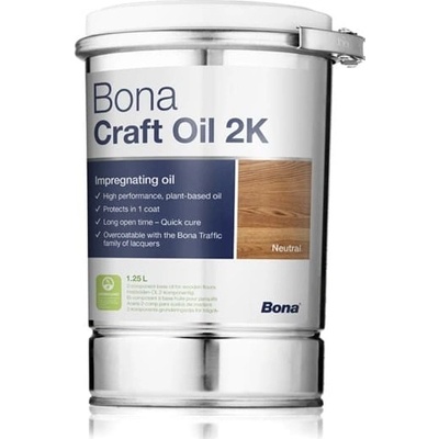Bona Craft Oil 2K Pure / Prírodná 1.25 l