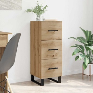 vidaXL Служебен шкаф Дъб 34, 5 x 34 x 90 см (881586)
