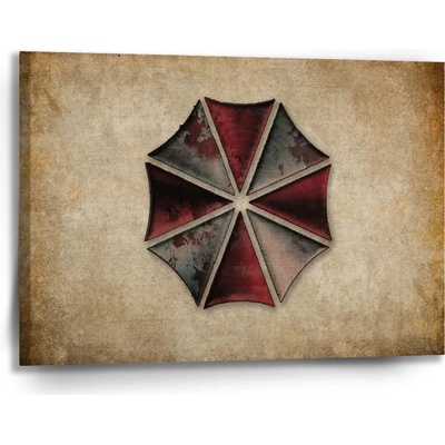 Sablio Obraz Resident Evil Umbrella Corporation Vintage - 90x60 cm
