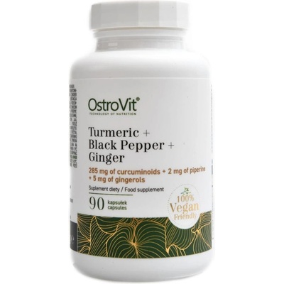 Ostrovit Turmeric + Black peper + Ginger 90 kapslí