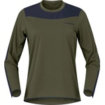 Norrøna Дамска фланелка с дълъг ръкав за колоездене Norrøna Women's Skibotn Equaliser Tech L/S Cycling jersey - Olive Night - размер XS (156-2880-0111)