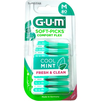 GUM Soft-Picks masážní mezizubní kartáčky s fluoridy velikost Regular ISO 1 80 ks