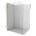 Mexen Kioto L душ панел Walk-in 100 x 200 cm, прозрачен, златен - 800-100-103-50-00 (800-100-103-50-00)