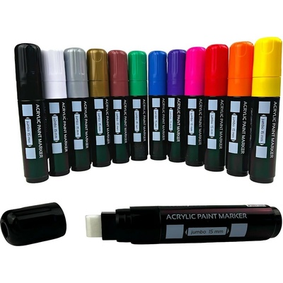 Artmagico Jumbo akrylový popisovač 15 mm modrý – Zboží Dáma