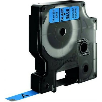 Alternatívna páska Dymo 40916, S0720710, 9 mm x 7 m, čierna tlač/modrá podklad