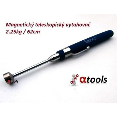 GEKO Magnetický vytahovák předmětů, teleskopický, 13-62 cm, nosnost 2,25 kg