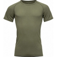 Devold Pánske funkčné tričko Lauparen Merino 190 Base Tee Man zelená