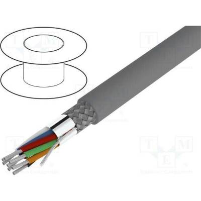Alpha Wire 1737C SL005 Alpha Essential C&C 3x22AWG PVC tmavě šedá 300V 30,5m