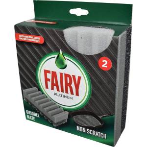 FAIRY гъба за съдове PLATINUM НЕДРАСКАЩА 2 БР (f-81293892)