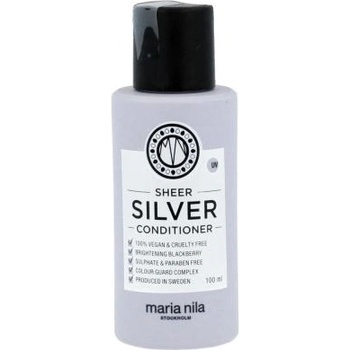 Maria Nila Sheer Silver Conditioner 100 ml балсам за неутрализиране на жълтите тонове в руса коса за жени