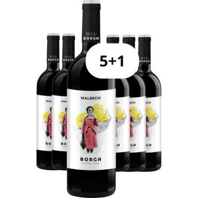 Cantine Borga Malbec 2025 12,5% 6 x 0,75 l (holá láhev)