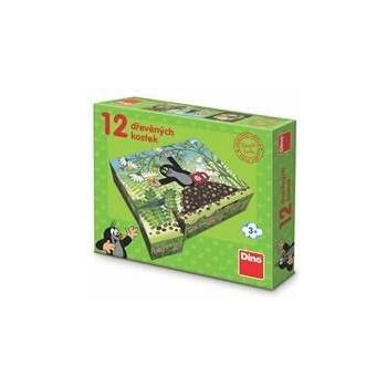 Dino kostky Krtek a přátelé 12 kostek
