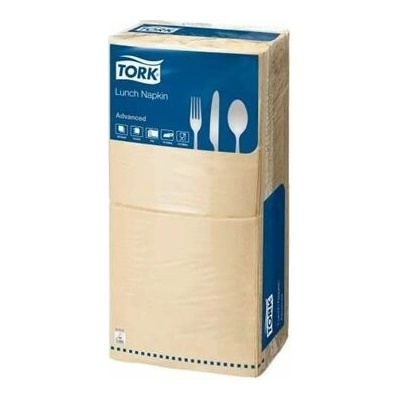 Tork Servítky 1/4 sklad 2V 33x33 cm Advanced Lunch piesková 200ks