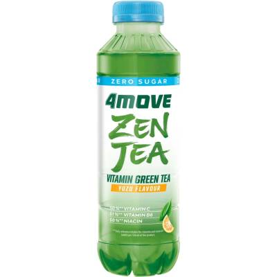 4Move Vitamínová voda Zen Tea Yuzu, 6 x 0,556 l