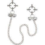 California Exotics Nipple Grips 4-Point Nipple Press with Bells