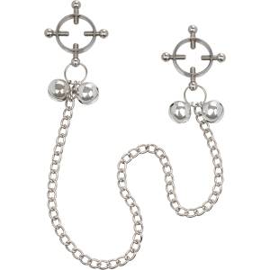 California Exotics Nipple Grips 4-Point Nipple Press with Bells