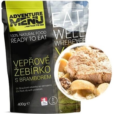 Adventure Menu Vepřové žebírko s bramborem 400g