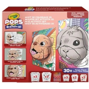 Crayola POPs: 3D мега комплект - Домашни любимци
