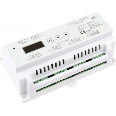 DMX dekodér 12CH DIN - dimLED dekodér DMX 12CH DIN