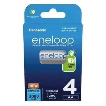 PANASONIC eneloop AA 2000mAh 4ks 3MCDE/4BE