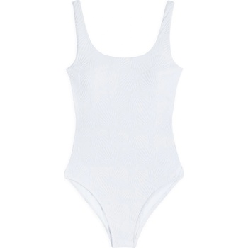 Image 1 of Chelsea Peers Women's Bandeau UV Protection Swimsuit - Jacquard Shell