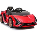 Lean Cars Elektrické autíčko Lamborghini Sian 2x45W MOTOR 1x12V4,5Ah BATÉRIA 2022 ČERVENÉ