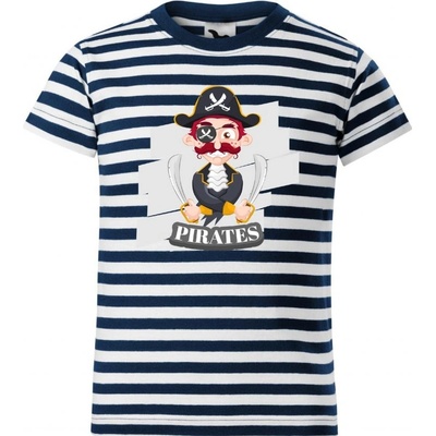 NakupTextil Sailor 805 tričko dětské s potiskem námořní modrá