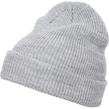 Urban Classics Шапка бийни в сив цвят Long Knit Beanie UB-1545K-00431 - Сив, размер one size