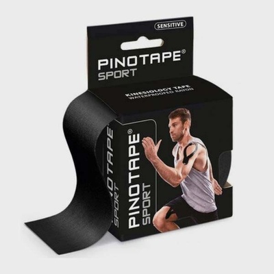 Pino Tape Tejpovací páska pro citlivou pokožku Sensitive černá 5 cm x 5 m