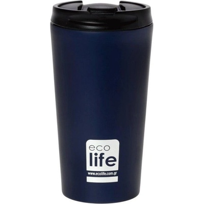 Ecolife Синя Черна Матова Чаша 370мл