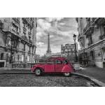 DIMEX ART Флизелинов фототапет ретро автомобил в черно 375 x 250 см