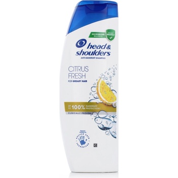 Head & Shoulders Citrus Fresh šampón proti lupinám na mastné vlasy 400 ml