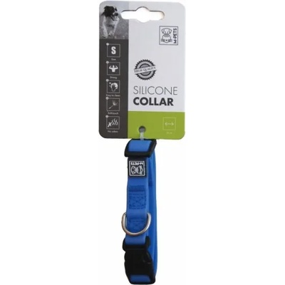 Mpets SILICONE Collar - Силиконов нашийник син, размер M, обиколка на шията 50 см, дебелина 2 cм - 10109299