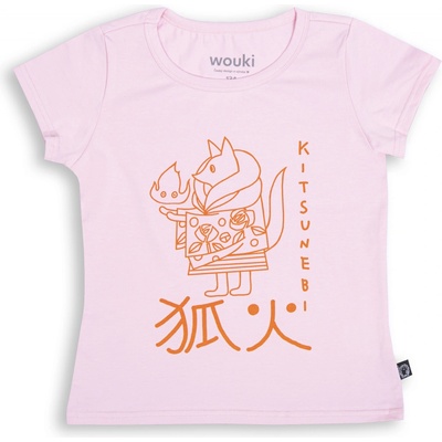 Wouki Dívčí triko Akatsuki Light pink
