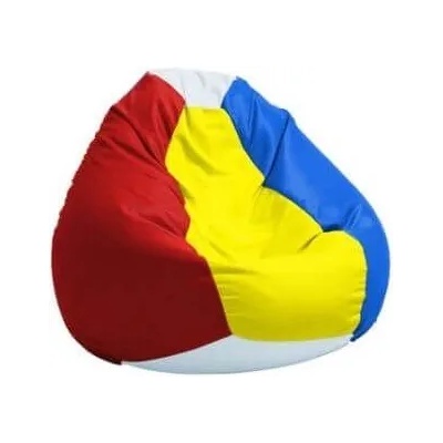 PUFRELAX Пуф, круша, 320л. , Nirvana Grande - Hi Romania! , Водоустойчив, Перящ се калъф, Пълнеж от полистиролни перли (PUF-G-NGR-PEX-ROM)