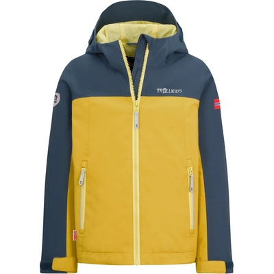 TROLLKIDS Детско водоустойчиво яке Trollkids Kid's Telemark Jacket Waterproof jacket - Dark Navy / Ginger / Sea Sand - размер 98 (EU) (703-3032-1112)