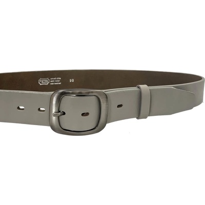 Penny Belts kožený opasek 9951 šedý